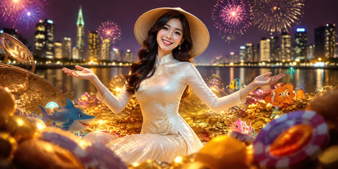 Biểu tượng nón lá Việt Nam kết hợp với không khí VIP và phần thưởng tại TP. Hồ Chí Minh