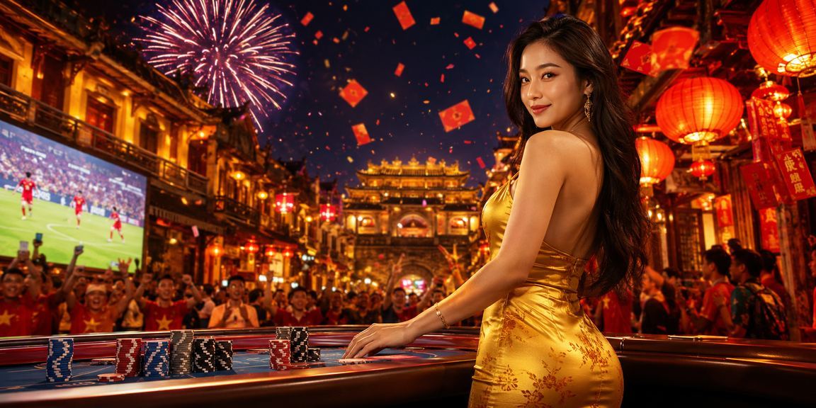 Phong bì đỏ và đèn lồng Huế – biểu tượng may mắn và thưởng tiền mặt dịp lễ